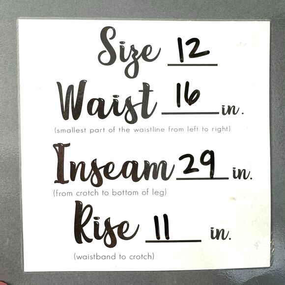 INC Leather Pant Women 12 Black High Rise Straight Leg 90s Vintage Y2K Grunge - Picture 8 of 8